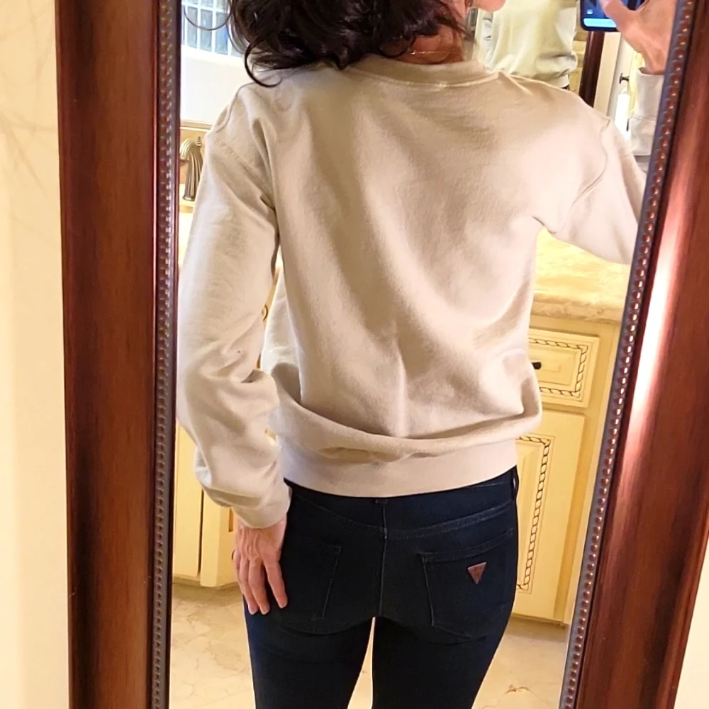 FIANCÉ est. 2021 Beige Sweatshirt,  S - Picture 10 of 16